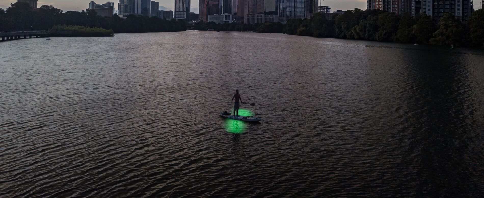 Goine 2pcs Fishing Float LED Electric Light Deep Water Luminous