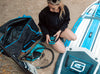 GILI electric paddle board pump battery in action