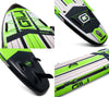 GILI Sports 10'6 AIR Green Inflatable Paddle Board Detail Shots