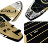 GILI Sports 10'6 Meno Inflatable Paddle Board Detail shots in Sand