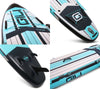 GILI Sports 11'6 AIR Teal Inflatable Paddle Board Detail Shots