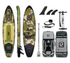 GILI Sports 12' Adventure Inflatable Paddle Board Package in Camo