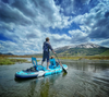 GILI Sports 12' Manta Inflatable Paddle Board Blue