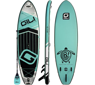 GILI 10'6 Meno Inflatable Paddle Board (Teal)