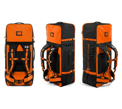 GILI Sports Inflatable Paddle Board Backpack in Orange