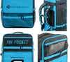 GILI 10' Mako iSUP Backpack Blue with fin pockets
